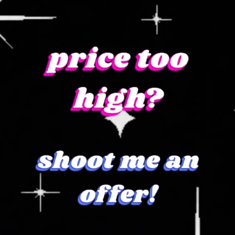 offers are always welcome ☺️